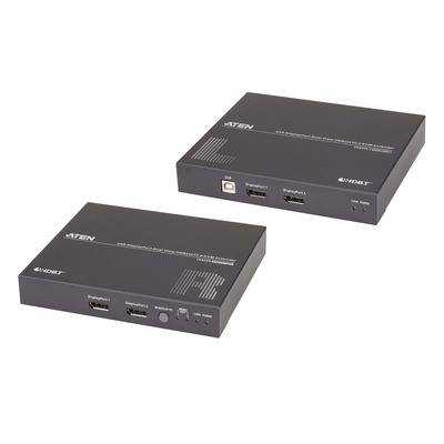 ATEN CE924 KVM Konsolen-Extender, USB Dual-Anzeige DisplayPort HDBaseT 2.0 (4K) Signalsteuerung KVM