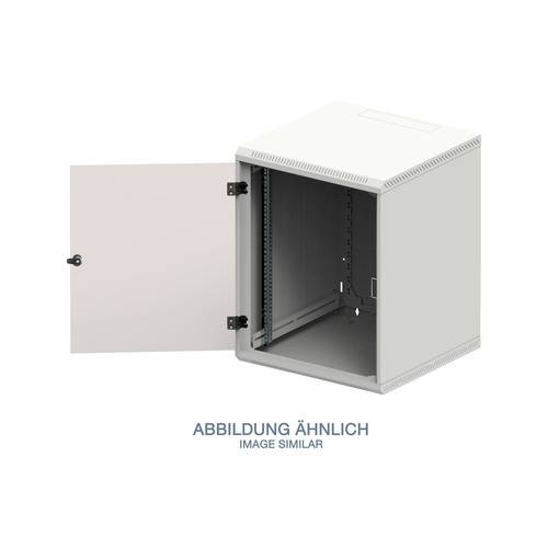 Triton RBA-09-AS6-CAX-A1 19 Wandschrank 9HE, 600x595mm, einteilig, grau Netzwerk-Infrastruktur RBA