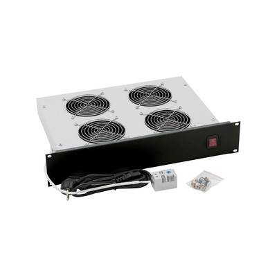 Triton RAB-CH-X02-A1 19 Belüftungseinheit 2HE, schwarz Netzwerk-Infrastruktur Zubehör Stand- / /