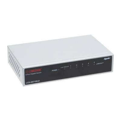 Longshine Gigabit Switch, 8-Port, LCS-GS7108-E Metall Netzwerk-Infrastruktur Switches