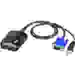 ATEN CV211 Konsolenadapter für Laptop, USB, VGA, schwarz Signalsteuerung KVM KVM-Switche mit Kabel