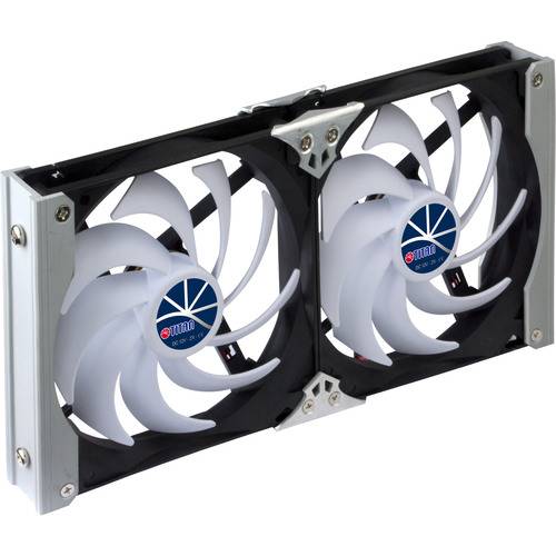Titan TTC-SC09TZ(B) Wohnmobil Kühlschrankventilator Doppellüfter 2x 120x120x25mm Kühlung /