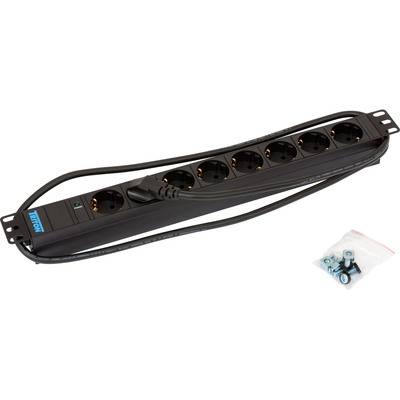 Triton RAB-PD-X06-A1 19 Steckdosenleiste 1HE 8x Schutzkontakt mit Kontrolllampe Netzwerk 19