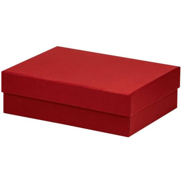 Geschenkverpackung Boxline 196x264x80mm Rot