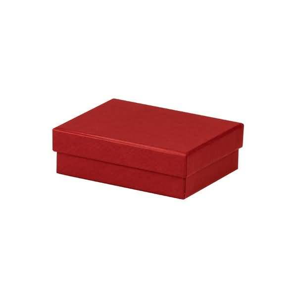 Geschenkverpackung Boxline 96x128x40mm Rot