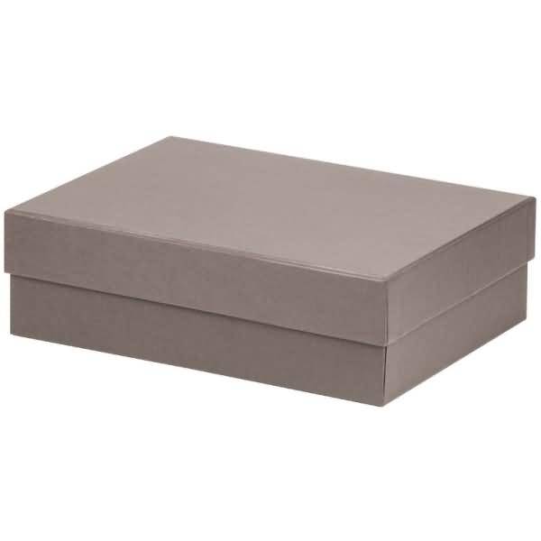 Geschenkverpackung Boxline 196x264x80mm Taupe