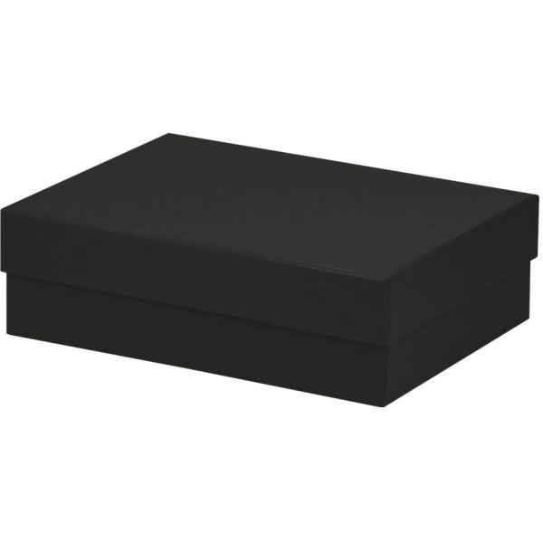 Geschenkverpackung Boxline 196x264x80mm Schwarz