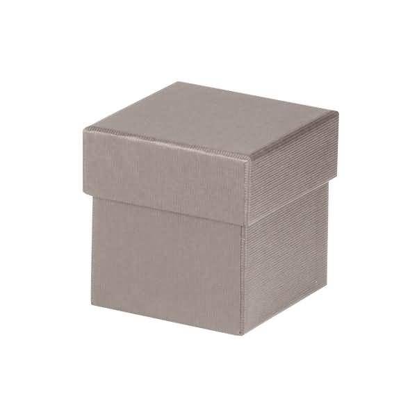 Geschenkverpackung Boxline 65x65x65mm Taupe