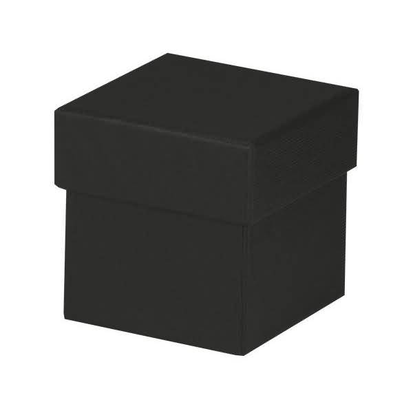 Geschenkverpackung Boxline 65x65x65mm Schwarz