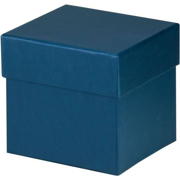 Geschenkverpackung Boxline 105x105x105mm Navy
