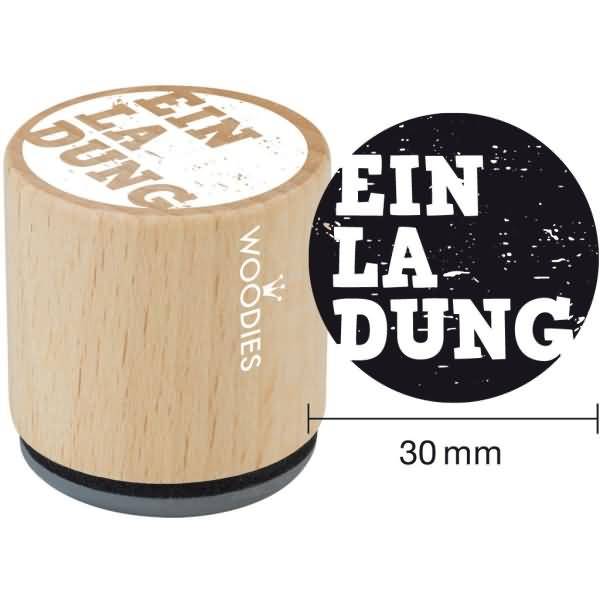 Stempel Woodies Einladung