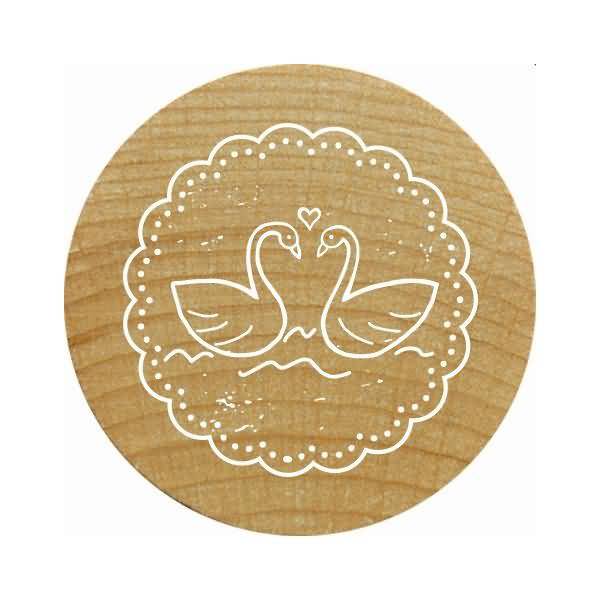 Stempel Woodies Schwäne