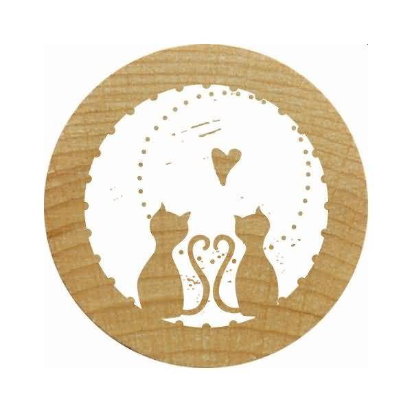 Stempel Woodies Katzen