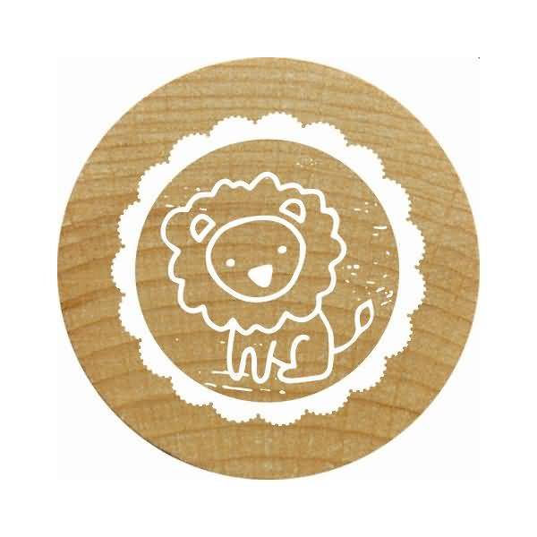 Stempel Woodies Löwe
