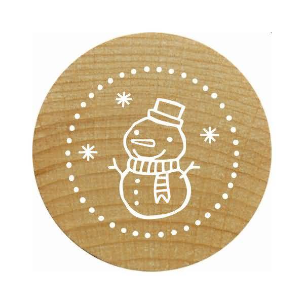 Stempel Woodies Schneemann
