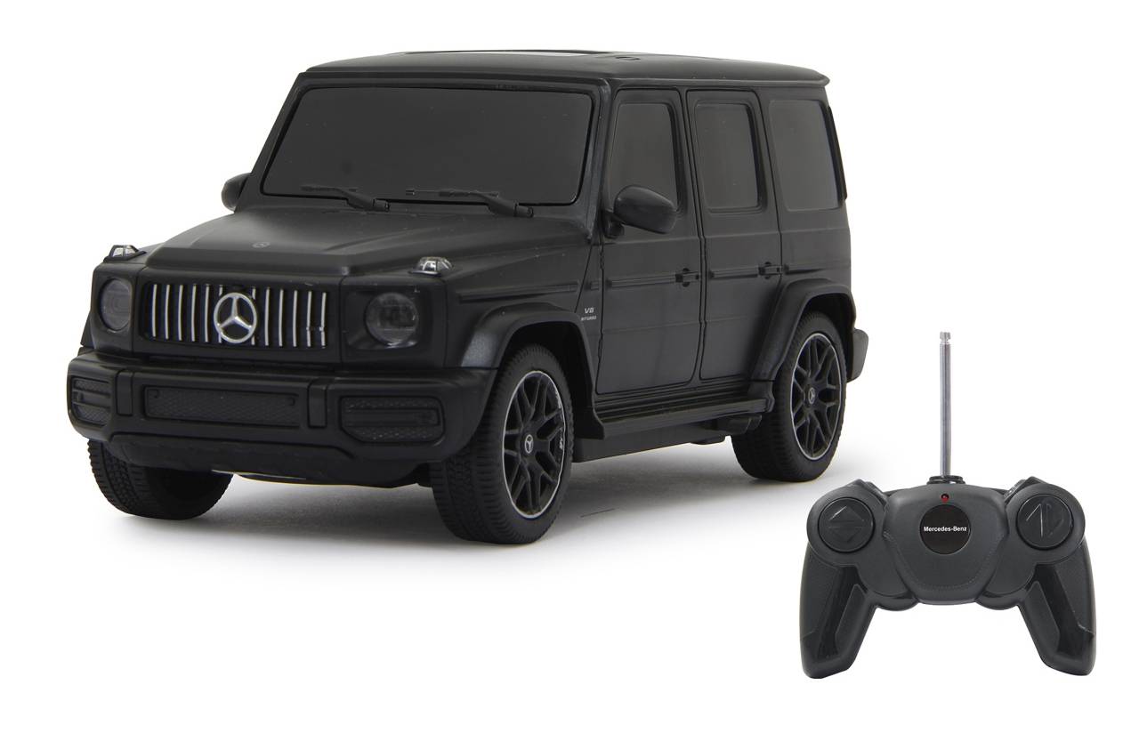 Jamara Mercedes-AMG G63 1:24 matt schwarz 27 MHz, Auto, Elektromotor, 1:24, Betriebsbereit (RTR), Schwarz, Junge
