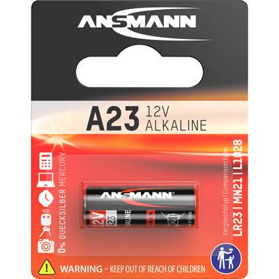 ANSMANN 5015182 Alkaline Batterie A23, 12V Strom / Energie / Licht Batterien