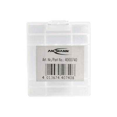 ANSMANN 4000740 Batteriebox AKKU-BOX 4, für max. 4 Zellen AA oder AAA Strom / Energie / Licht
