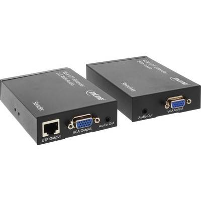 InLine VGA Extender/Verlängerung über UTP, mit Audio, bis 300m