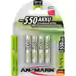 ANSMANN 5030772 NiMH-Akku Micro AAA, 550mAh, 4er-Pack Strom / Energie / Licht Akkus ANSMANN 5030772 NiMH-Akku Micro AAA, 550mAh, 4er-Pack Strom / Energie / Licht Akkus