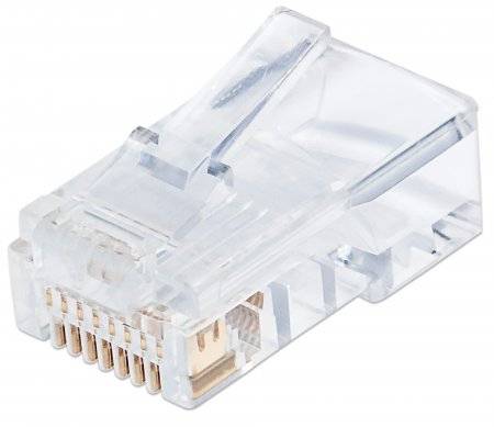 INTELLINET 100er-Pack Cat5e RJ45-Modularstecker Pro Line Installation / Reinigung Konfektion /