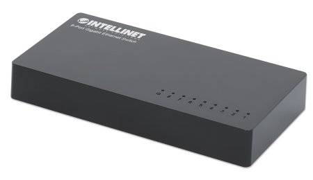INTELLINET 8-Port Gigabit Ethernet Switch Netzwerk-Infrastruktur Switches