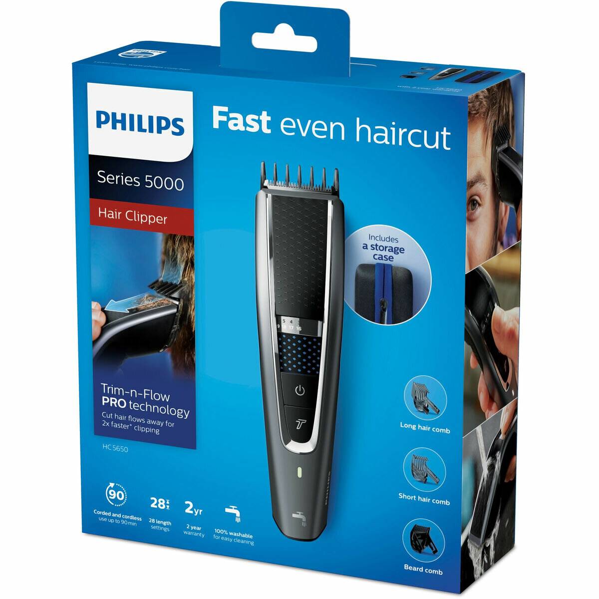 HC5650/15 Hairclipper series 5000 (silber/schwarz)