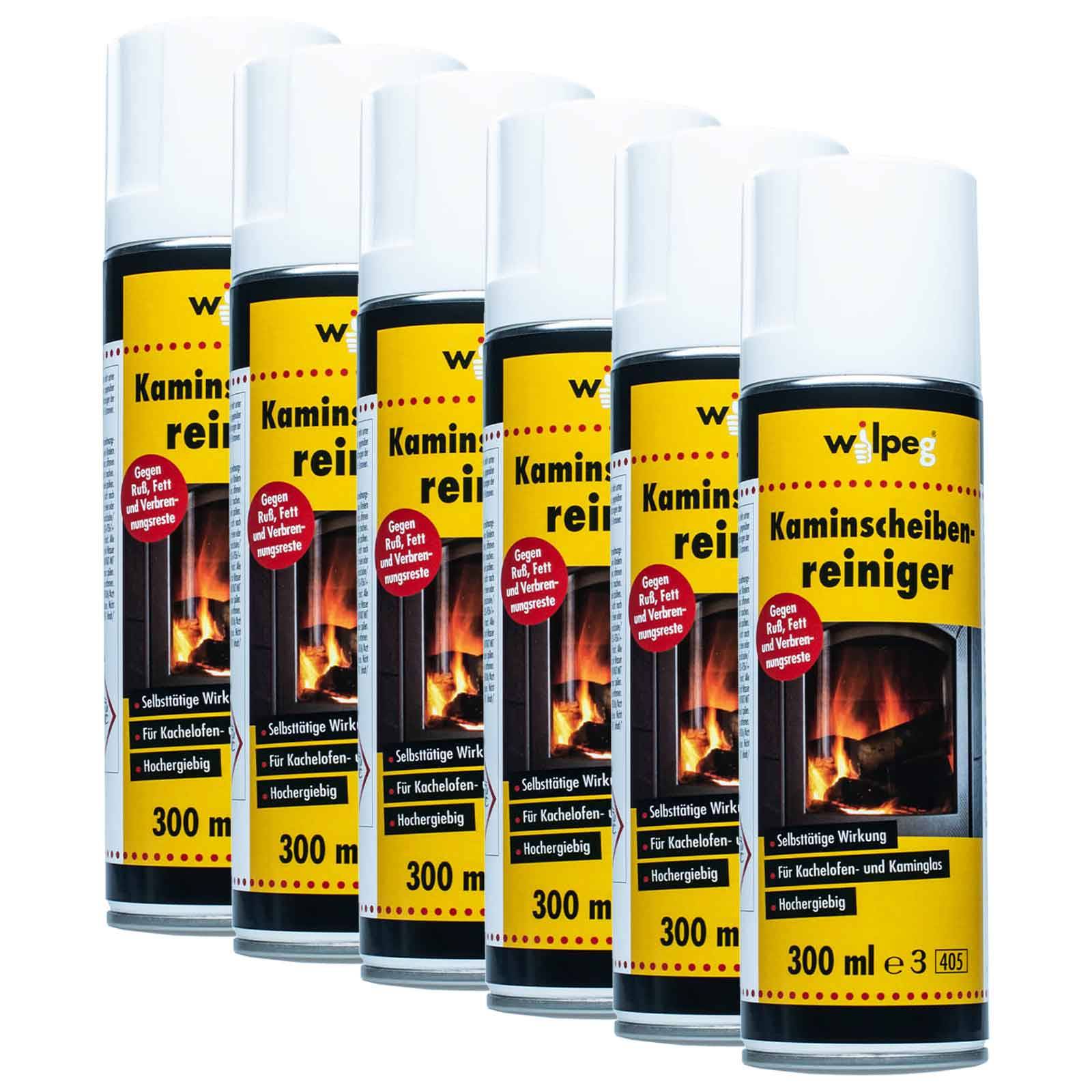 Wilpeg Kaminscheibenreiniger Sets - Menge:6