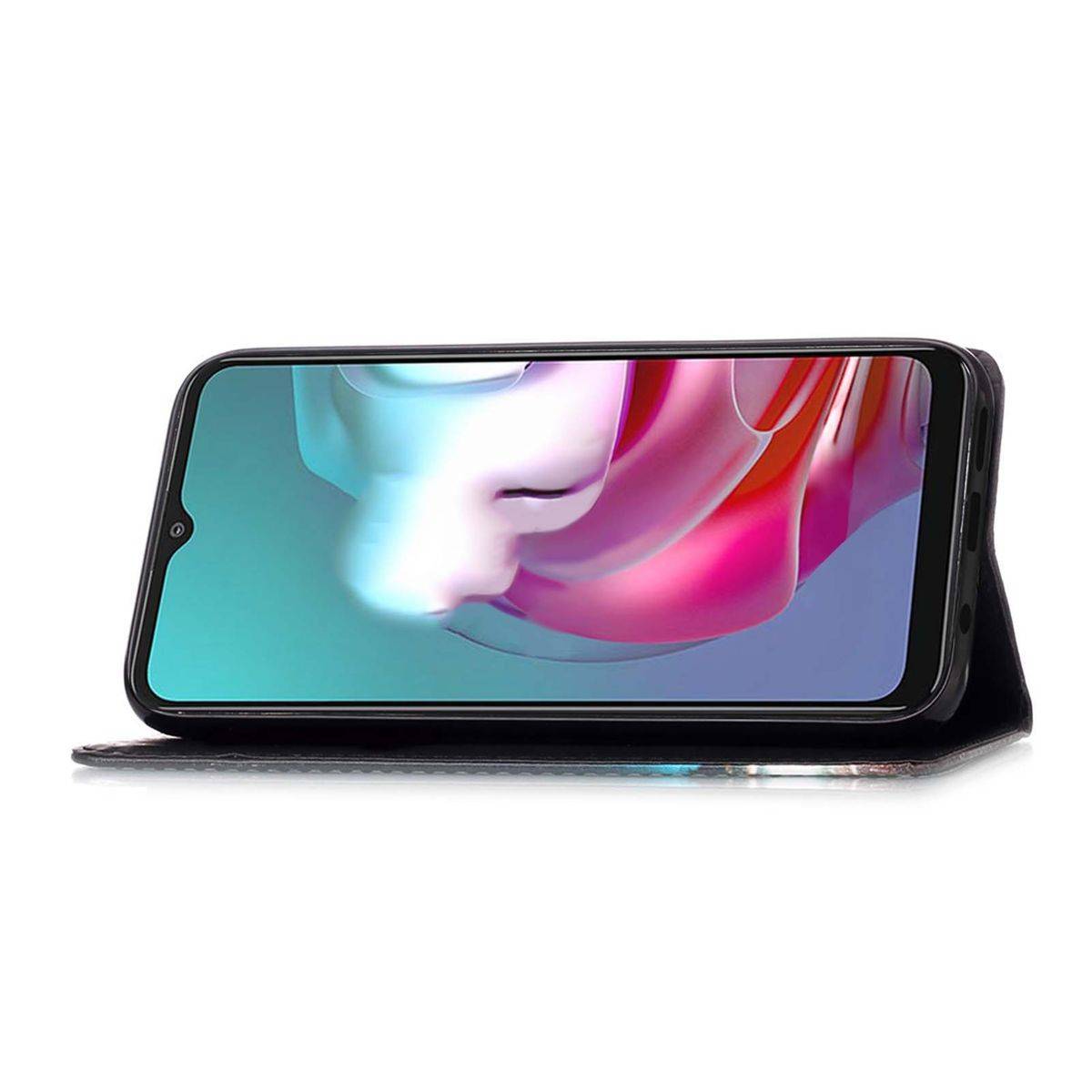 Für Motorola Moto G30 / G10 / G10 Power Kunstleder Handy Tasche Book Motiv 1 Schutz Hülle Case Cover Etui Neu