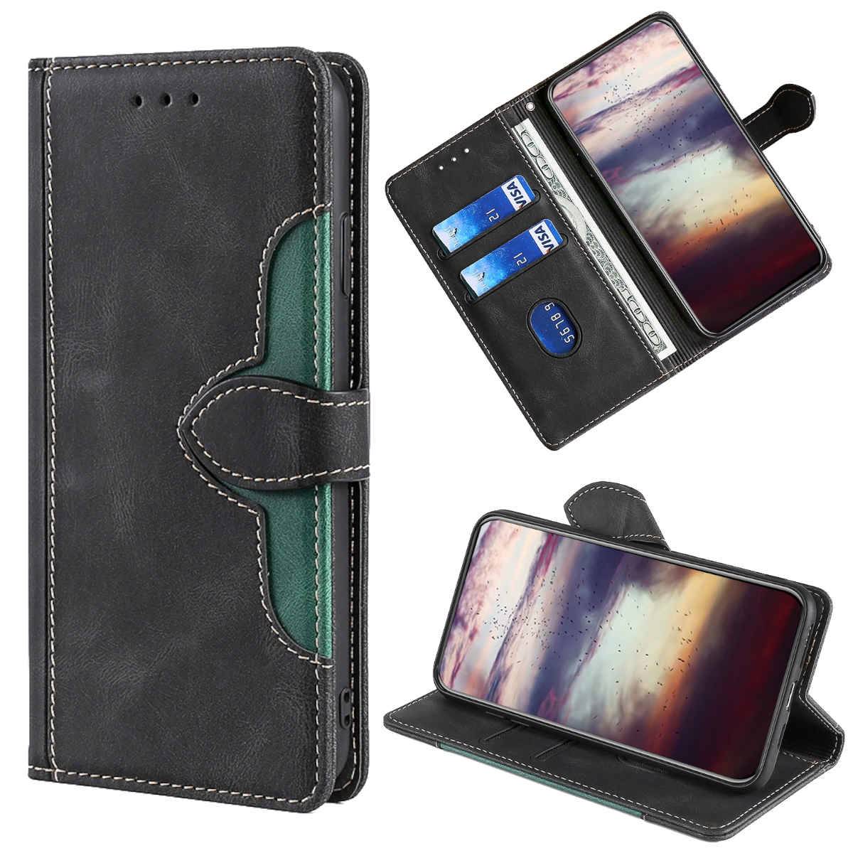 Für Samsung Galaxy S20 FE Fan Edition G780F G781B Design Handy Tasche Wallet Premium Schwarz Schutz Hülle Case Cover Etuis Neu Zubehör