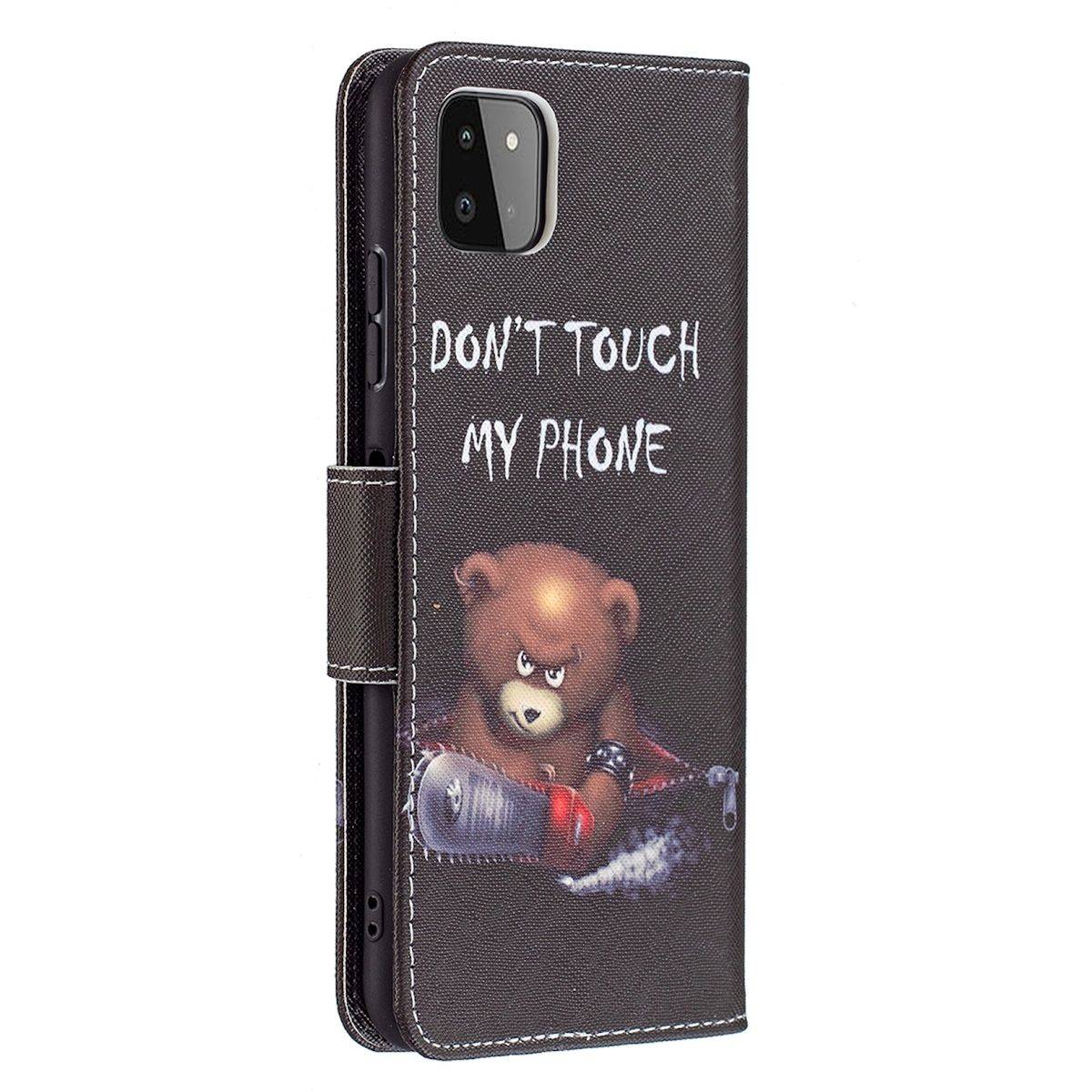 Für Samsung Galaxy A22 5G Kunstleder Handy Tasche Book Motiv 1 Schutz Hülle Case Cover Etui Neu