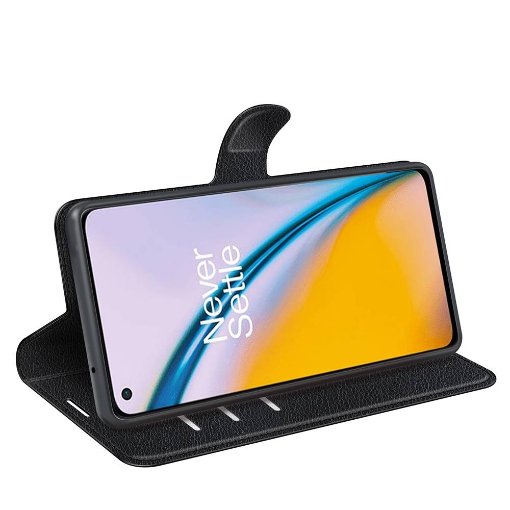 Für ONEPLUS Nord 2 5G Handy Tasche Wallet Premium Schwarz Schutz Hülle Case Cover Etuis Neu Zubehör