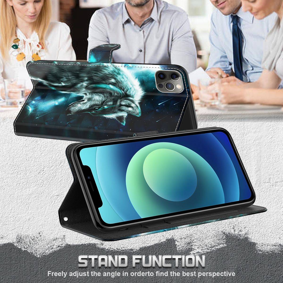 Für Motorola Moto G30 / G10 / / G20 / G10 Power Kunstleder Handy Tasche Book Motiv 9 Schutz Hülle Case Cover Etui Neu
