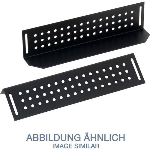 Triton RAB-NL-X01-X1 Schwerlastschienen 380mm, für 600mm Schranktiefe, schwarz Zubehör Stand- / /