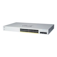 Cisco Business 220 Series CBS220-24P-4G - Switch - Smart - 24 x 10/100/1000 (PoE+) Cisco Business 220 Series CBS220-24P-4G - Switch - Smart - 24 x 10/100/1000 (PoE+)