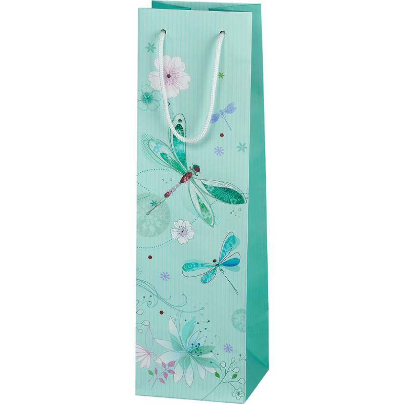SUSY CARD Flaschentüte "Dragonfly", für 1 Flasche