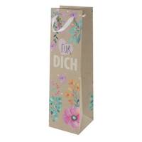 Susy Card 40050904, Geschenkverpackungstasche, Holz, Abbildung, Papier, Herzlichen Glückwunsch, 105 mm