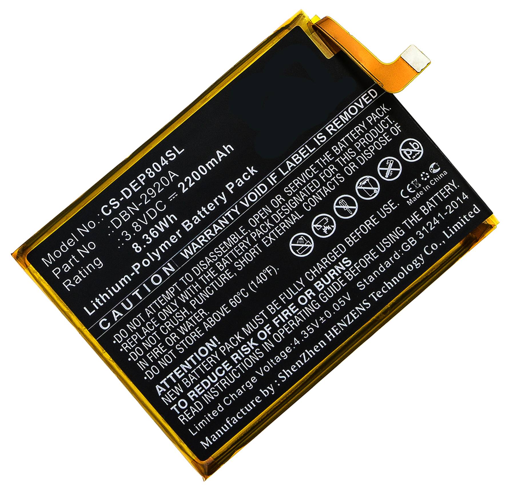 Akku kompatibel mit Doro 8040