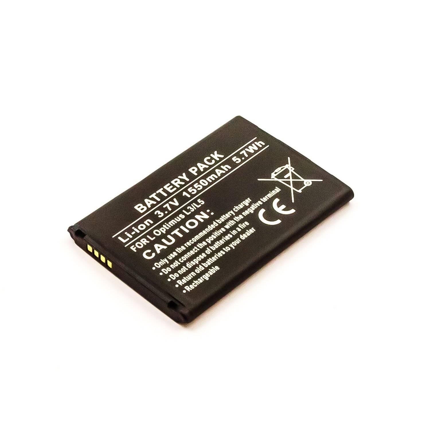 Akku kompatibel mit LG Electronics E510 Optimus Hub