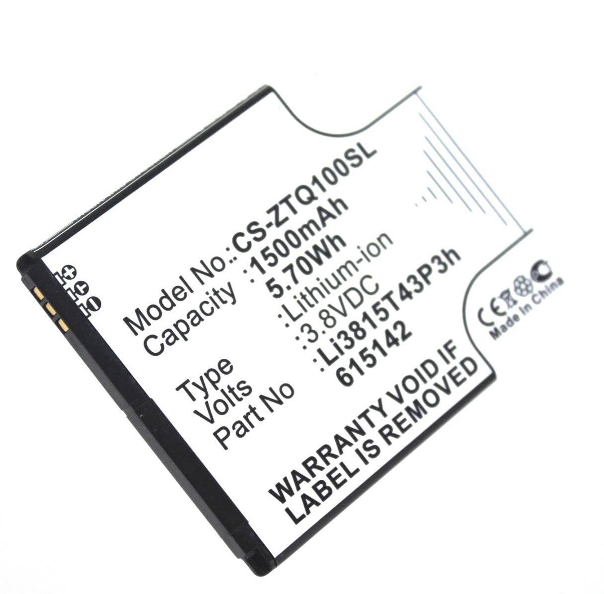 Akku kompatibel mit ZTE Li3815T43P3h615142