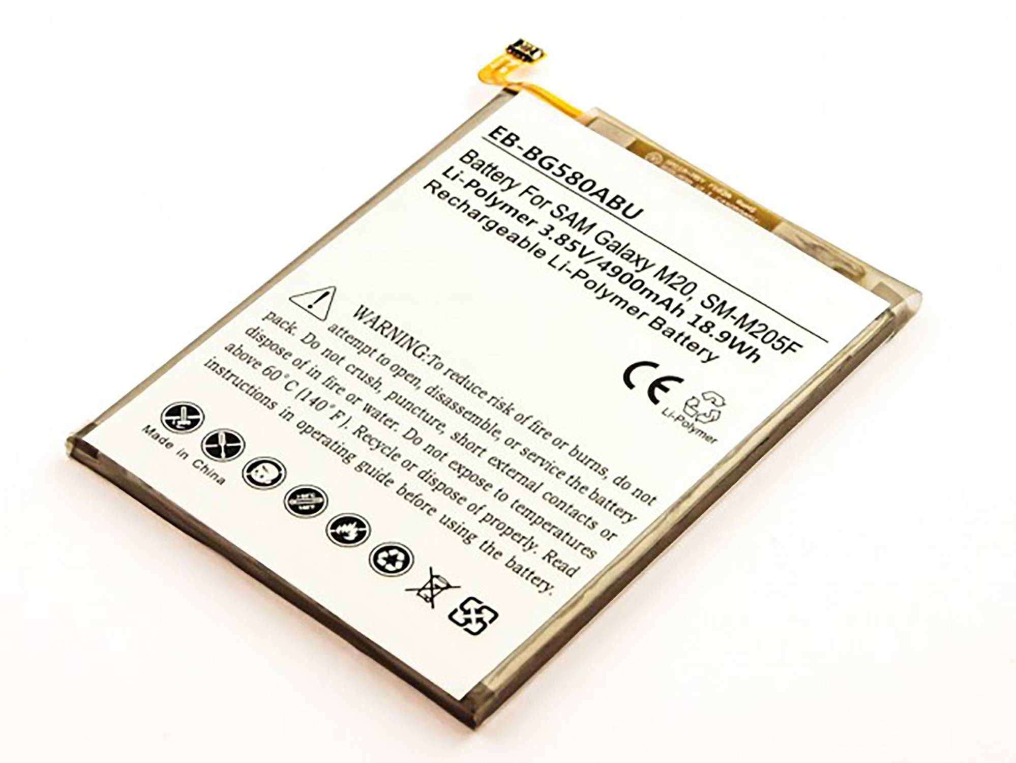 Akku kompatibel mit Samsung EB-BG580ABU