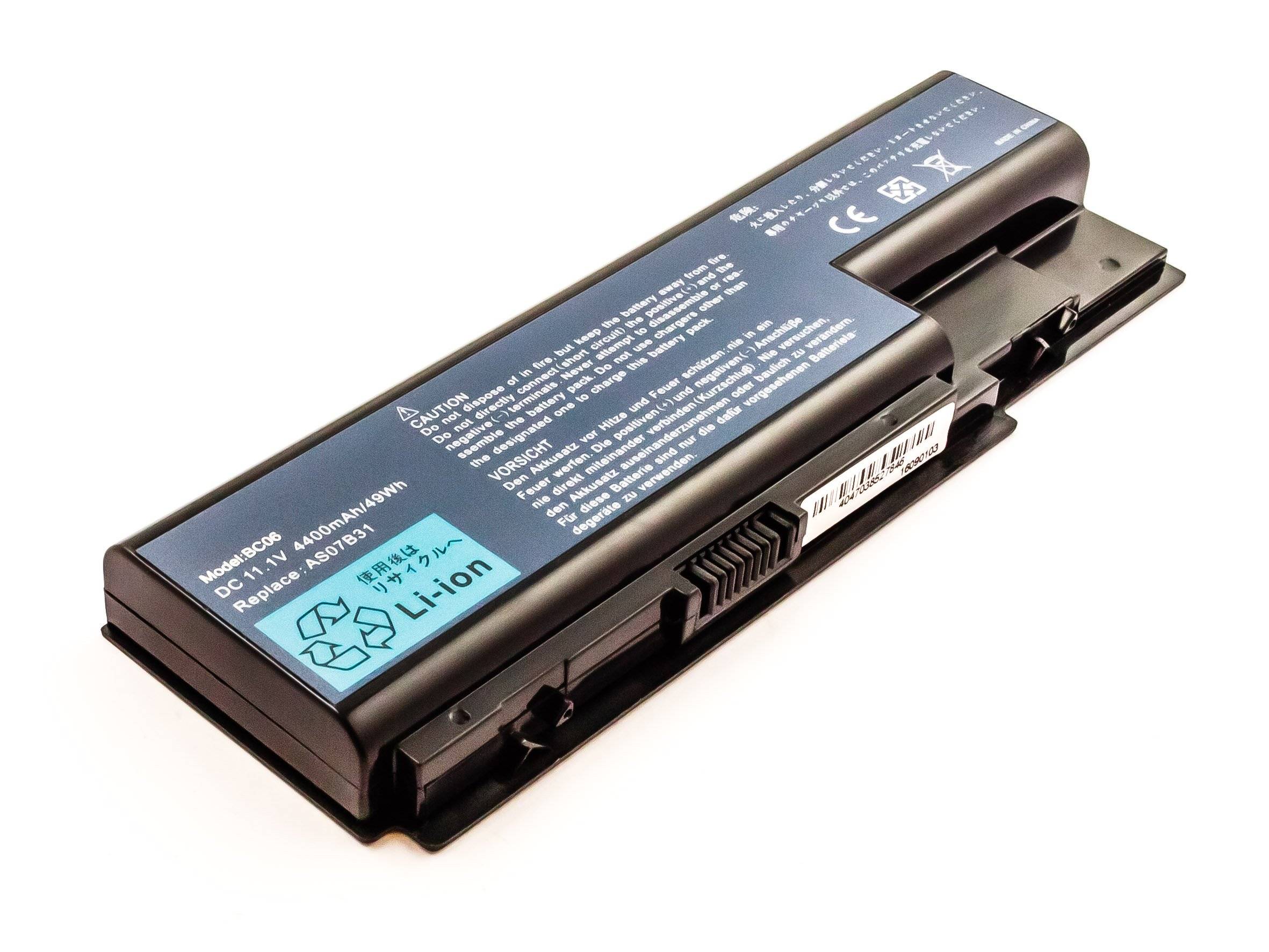 Akku kompatibel mit Acer Aspire 5530G