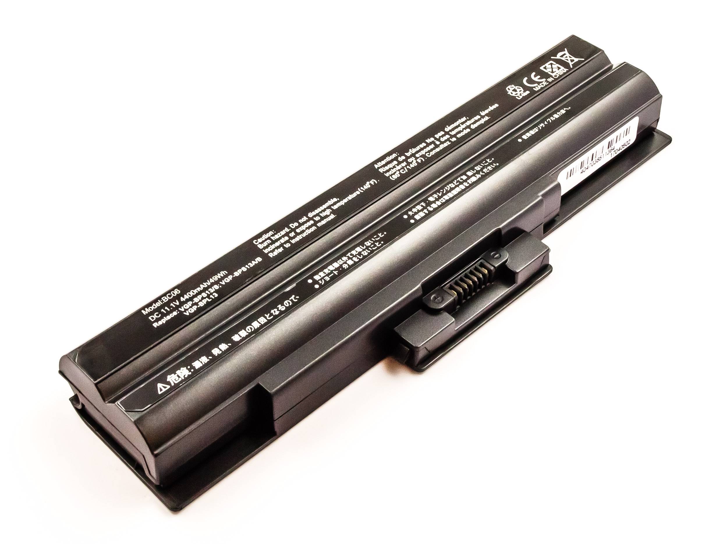 Akku kompatibel mit Sony Vaio VPC-F13J0E/H