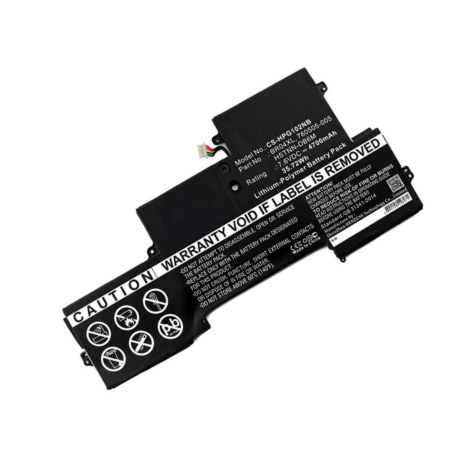 Akku kompatibel mit HP BR04XL