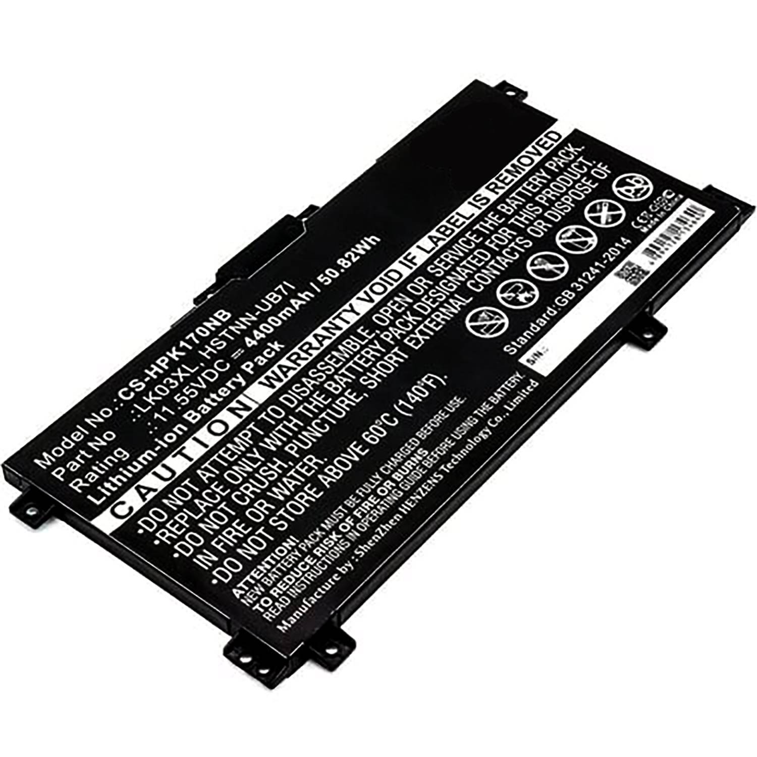 Akku kompatibel mit HP LK03XL