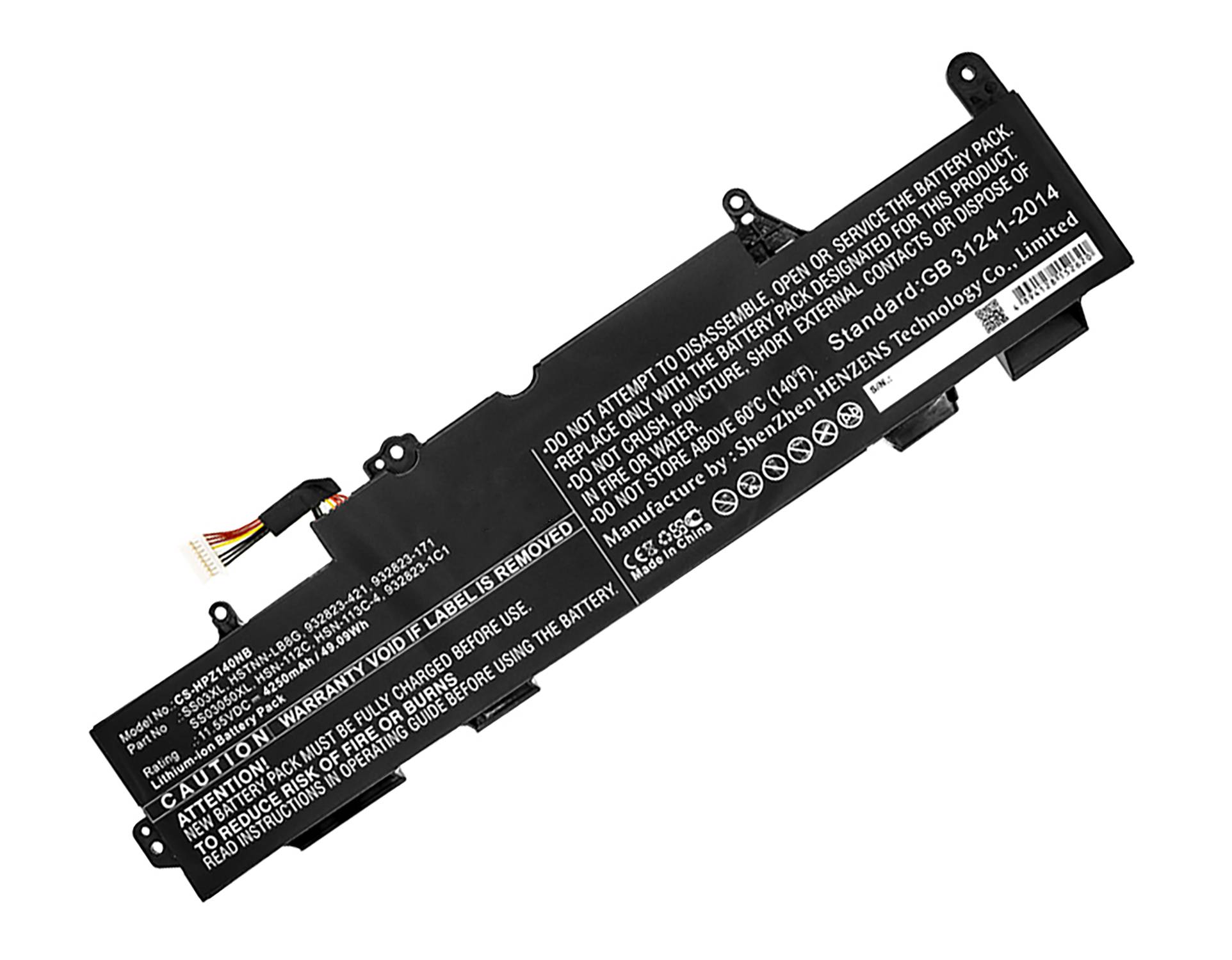 Akku kompatibel mit HP SS03XL