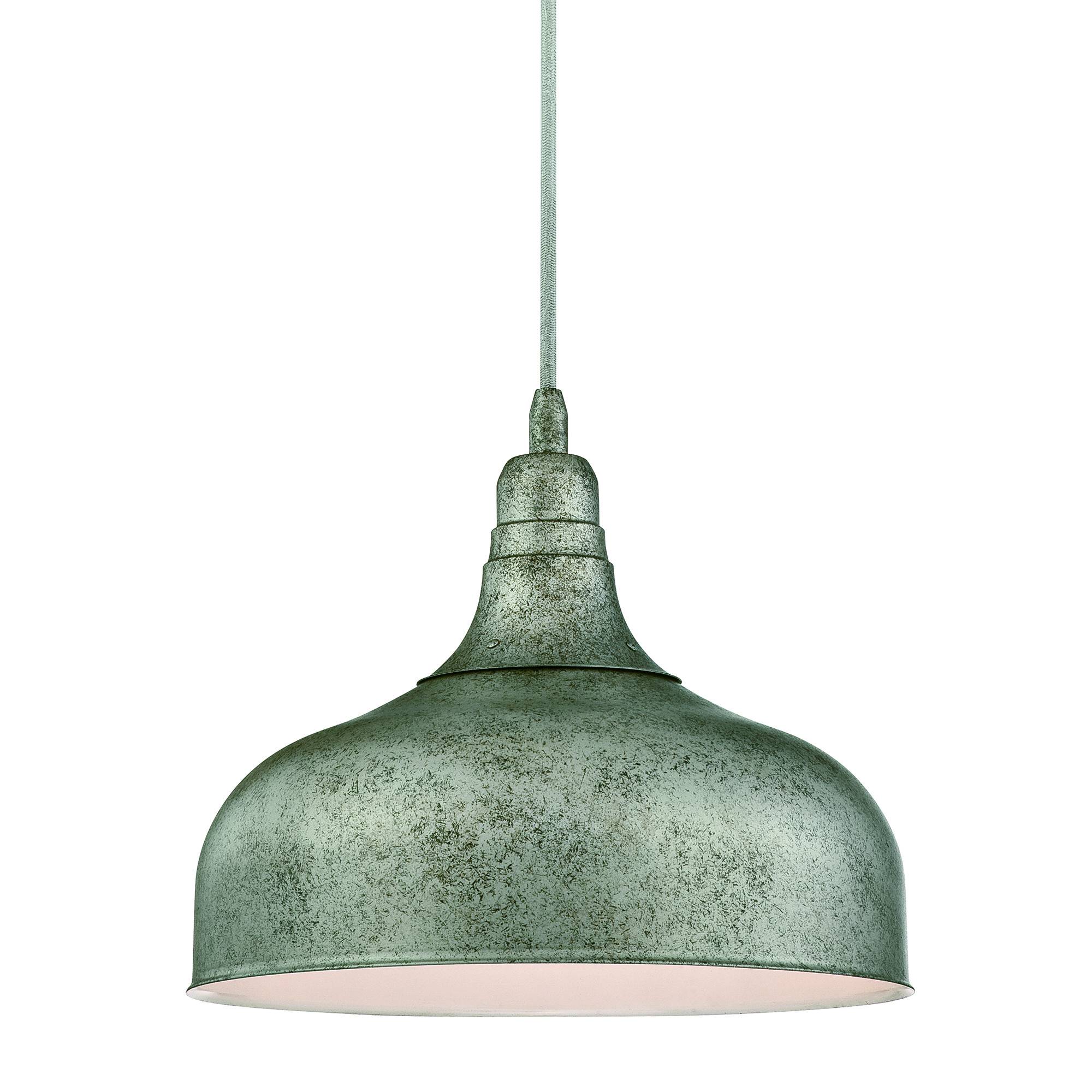 Pendelleuchte Morton Stahl antik