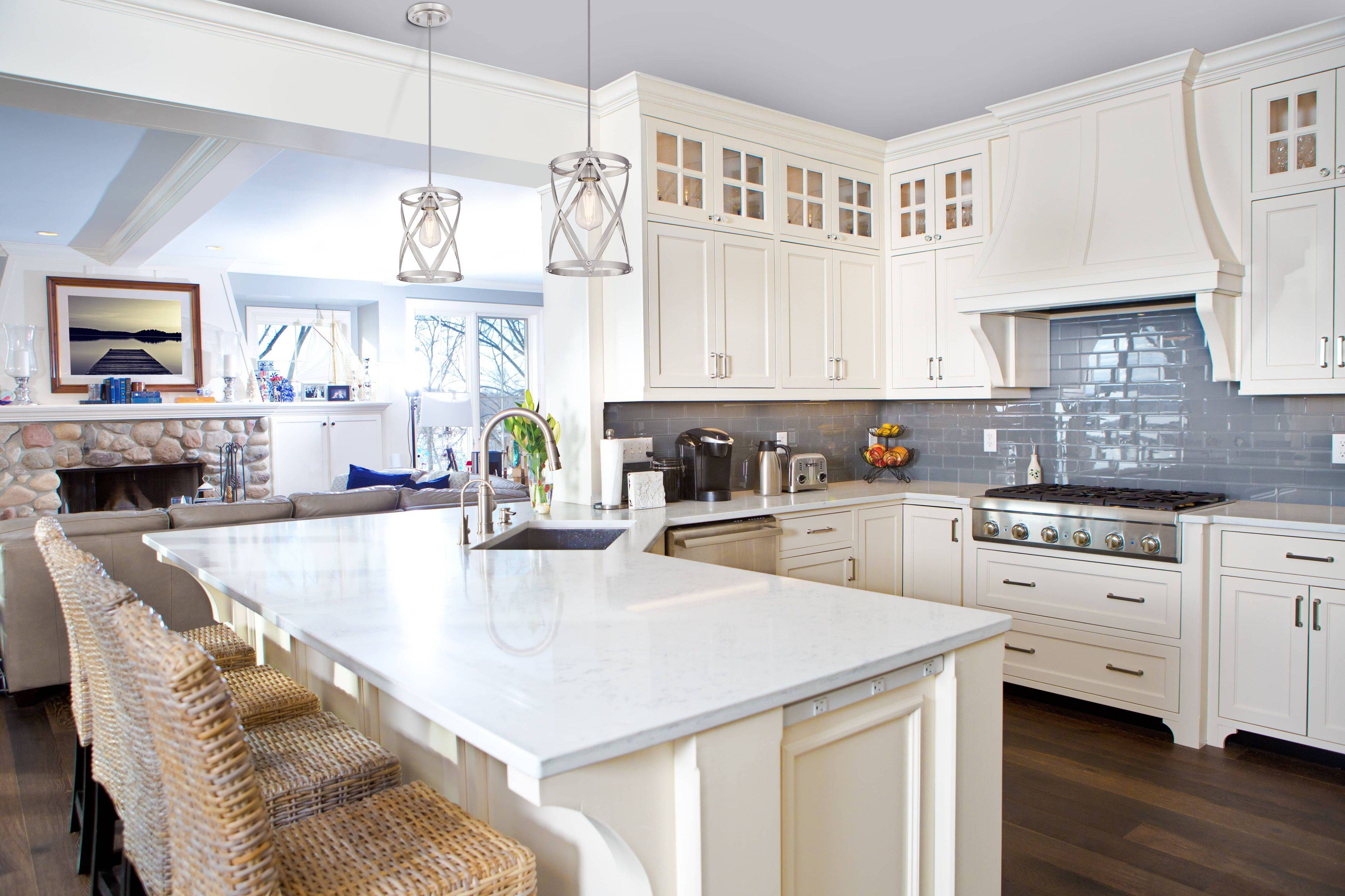 Pendelleuchte Isadora Nickel gebürstet