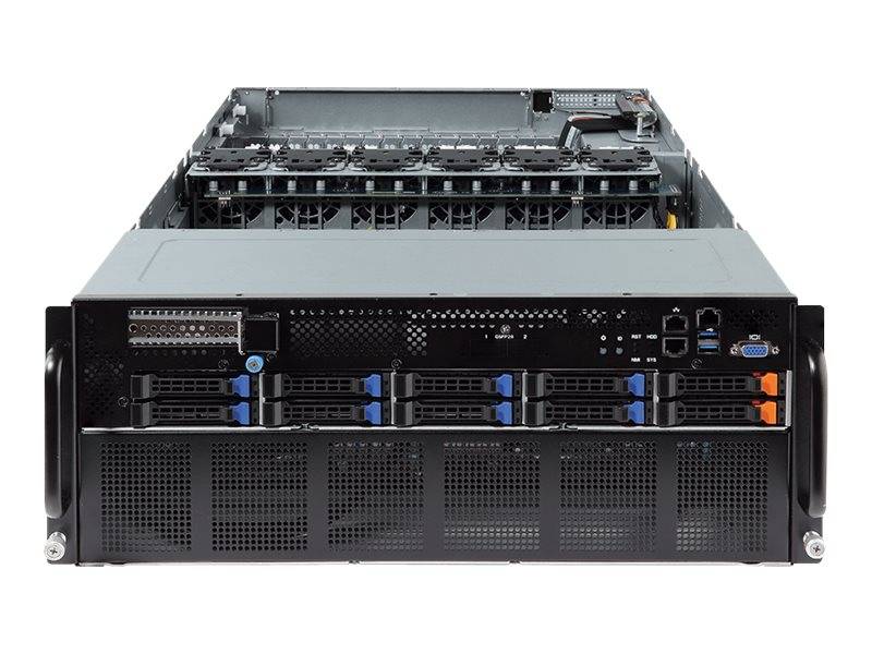 Gigabyte G481-H80 (rev. 100) - Server - Rack-Montage - 4U - zweiweg - keine CPU - RAM 0 GB - SATA/PCI Express - Hot-Swap 6.4 cm (2.5")