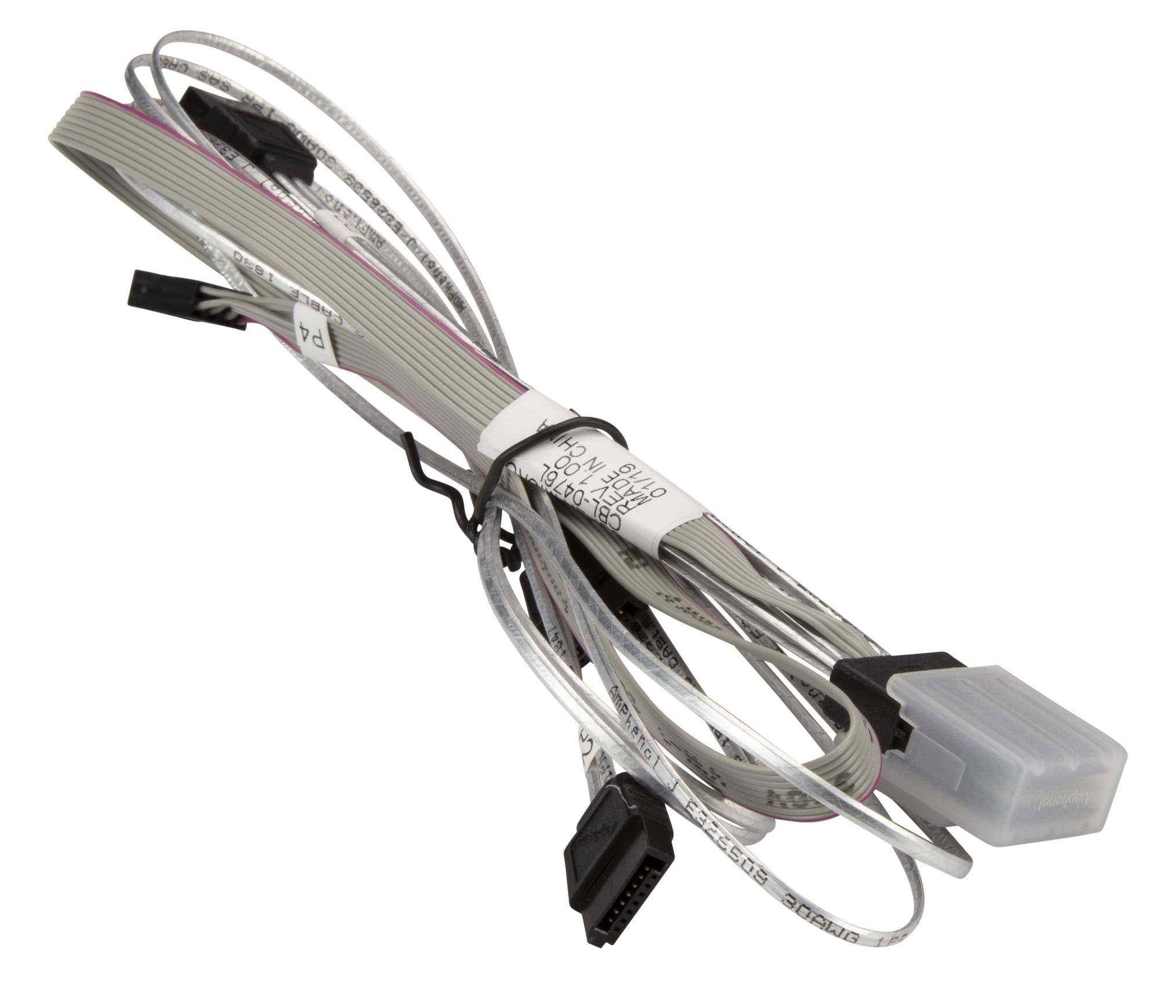 Supermicro CBL-0476L - SATA- / SAS-Kabel - 36 PIN 4iMini MultiLane bis SATA